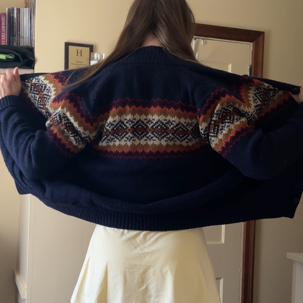 Refectory Wool blend button up sweater - Picture 7 of 7